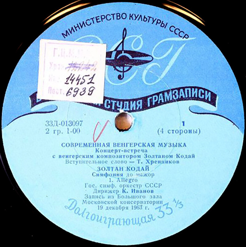 Современная венгерская музыка. Концерт-встреча с Золтаном Кодай