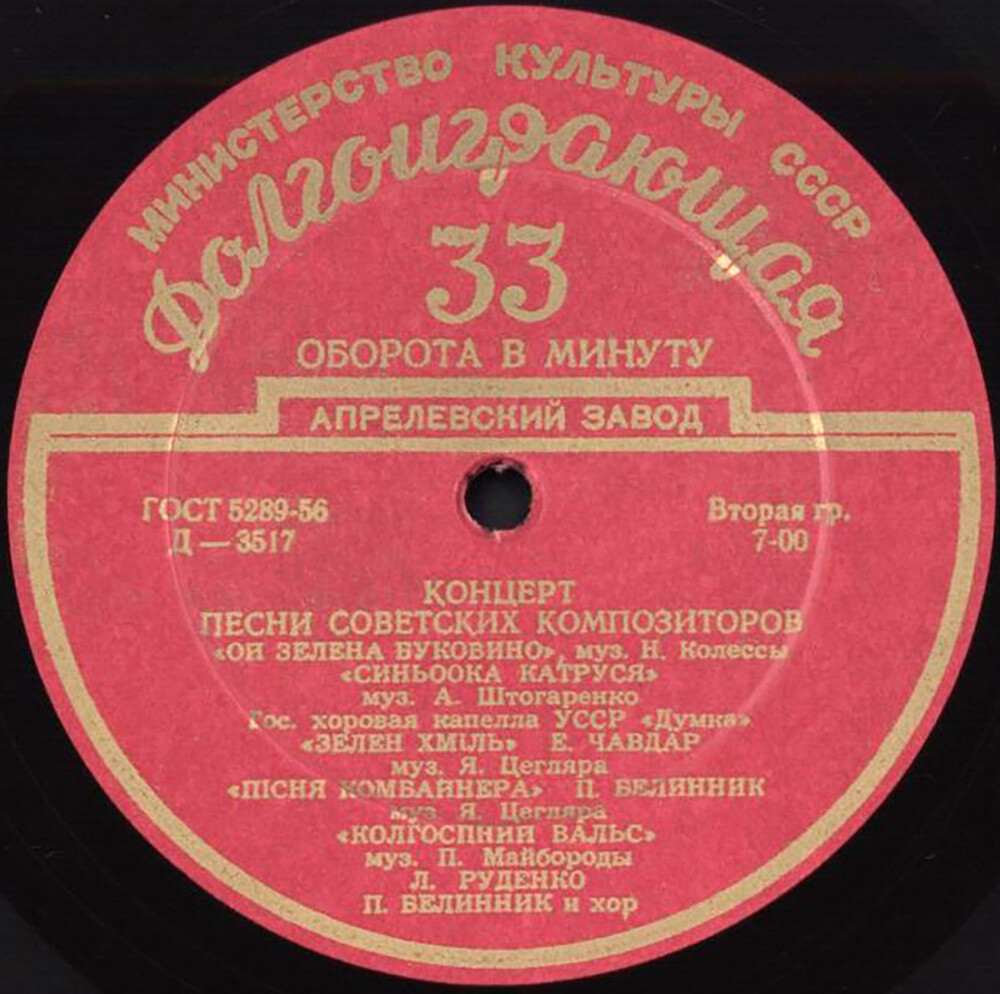 Песни [украинских] советских композиторов