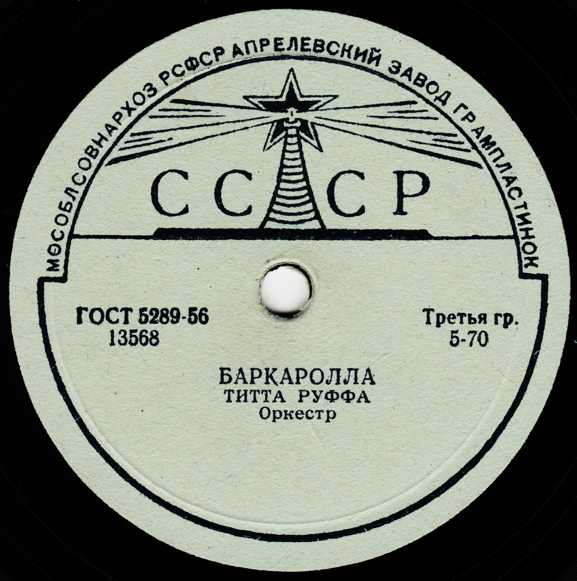 Кастильская луна / Баркаролла