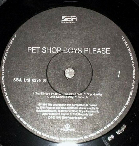 PET SHOP BOYS. Actually