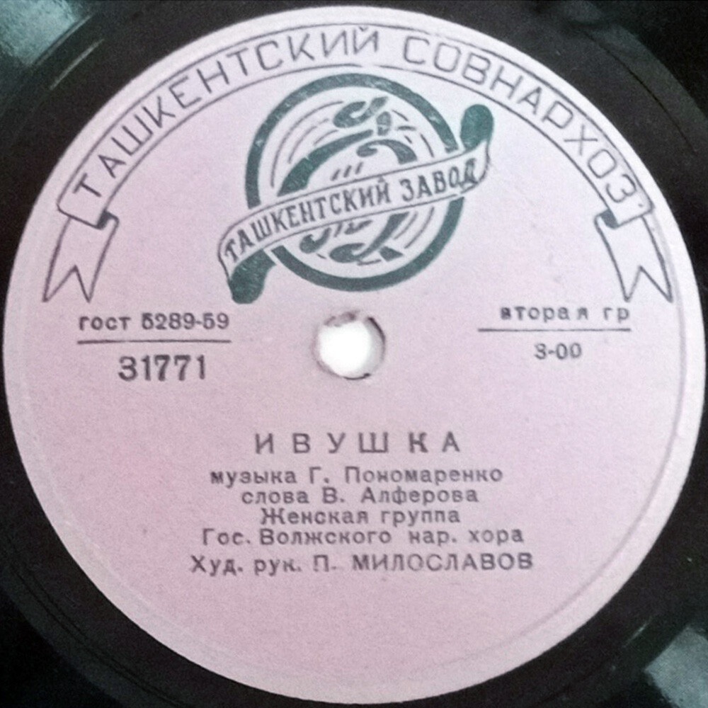 Волжский хор – Ой, ты, Волга, край морской / Ивушка