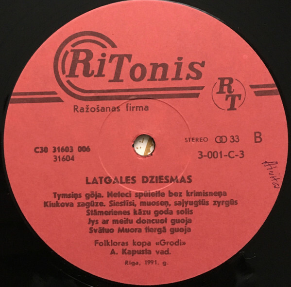 Valdis  Muktupāvels and Andris Kapusts. Latgolas dzīsmes. Latgales dziesmas [Songs of Latgale].