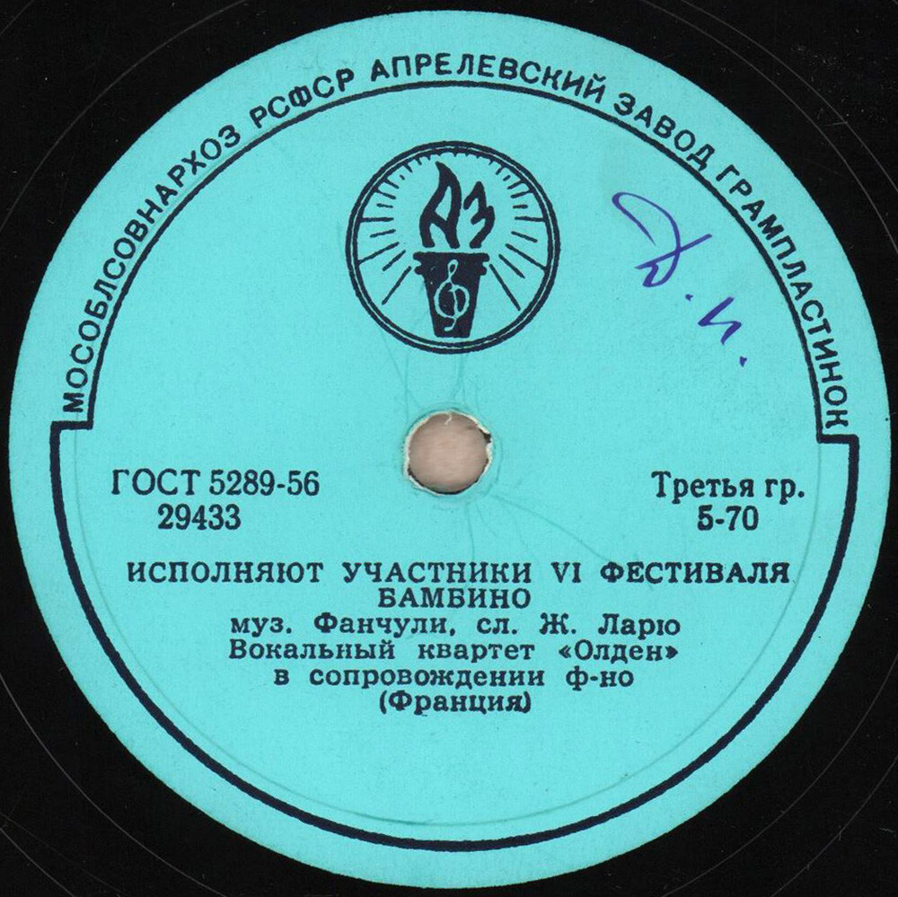 Исполняют участники VI фестиваля (Франция)